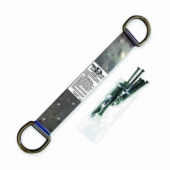 Roof Anchor, 18 in Length, 310 lb Weigth Capacity, Stainless Steel Anchor, Pivot D-Ring