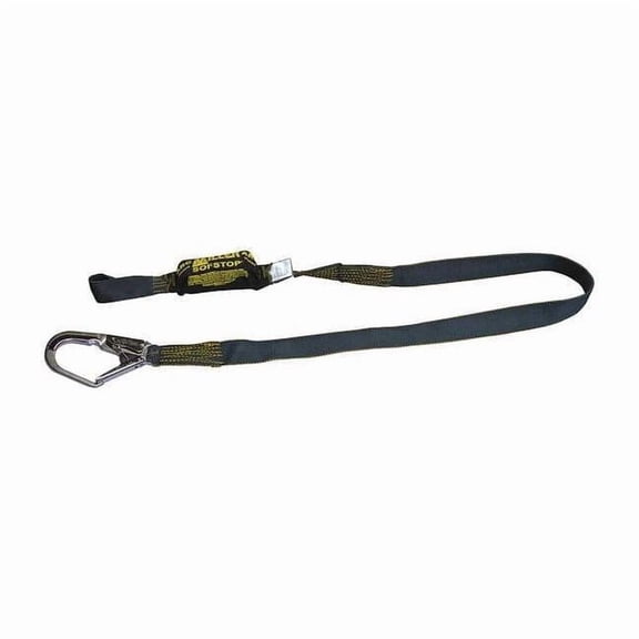 Miller Arc Flash Rated Shock Absorbing Lanyard, 6 ft. Length, Web Loop, Kevlar, 1 Leg(s)