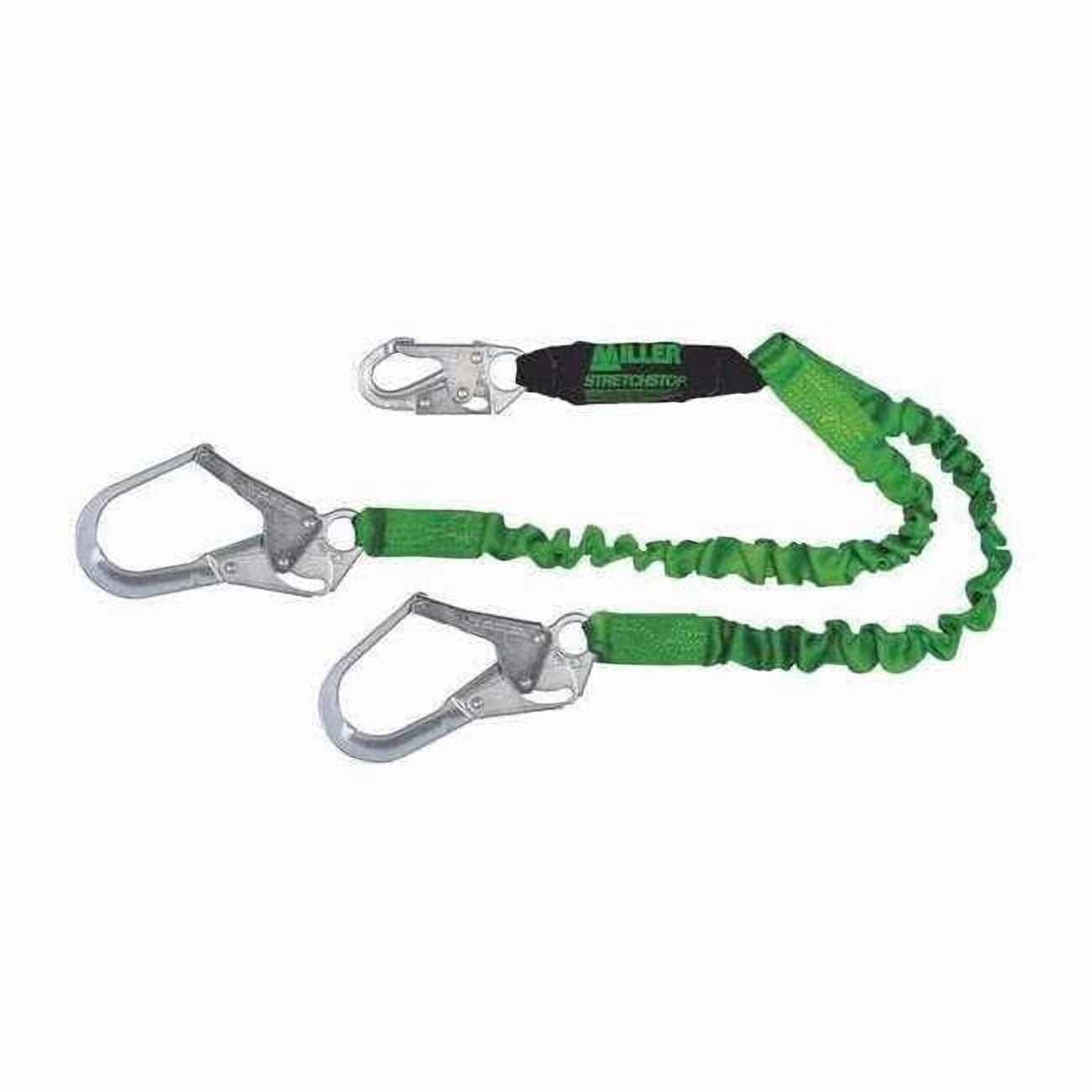 Honeywell Miller Shock-Absorbing Lanyard,Green 8798RSS-Z7/4FTGN