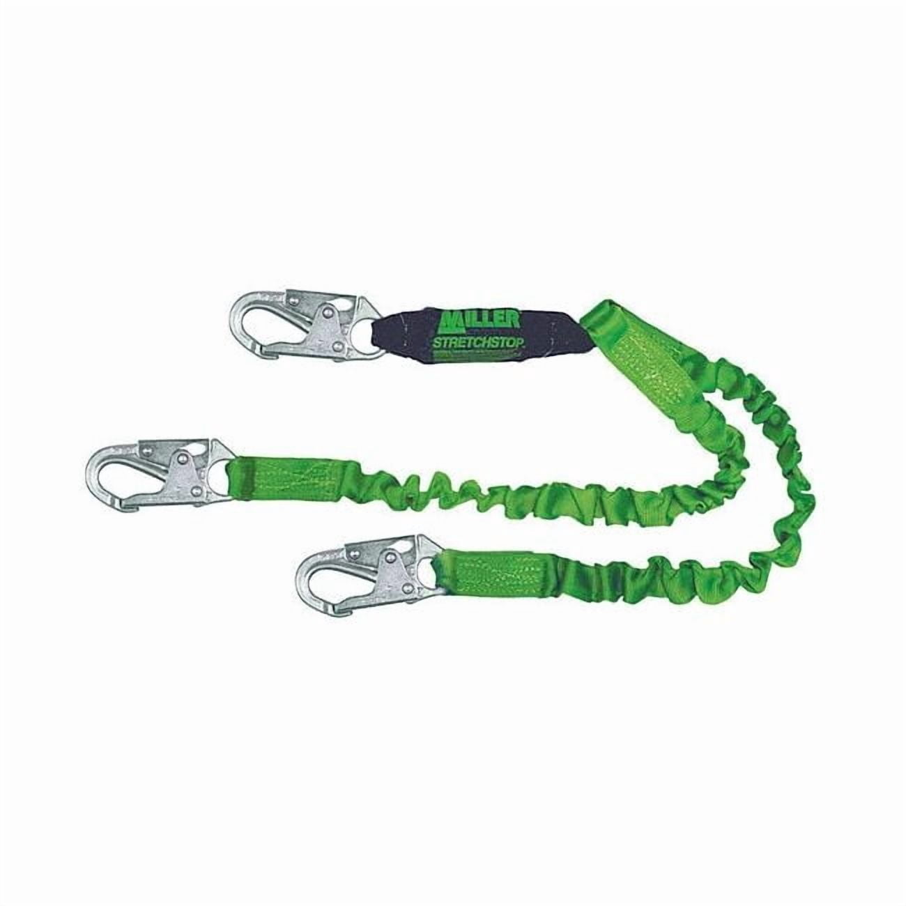 Honeywell Miller Shock-Absorbing Lanyard,Green 8798SS-Z7/6FTGN