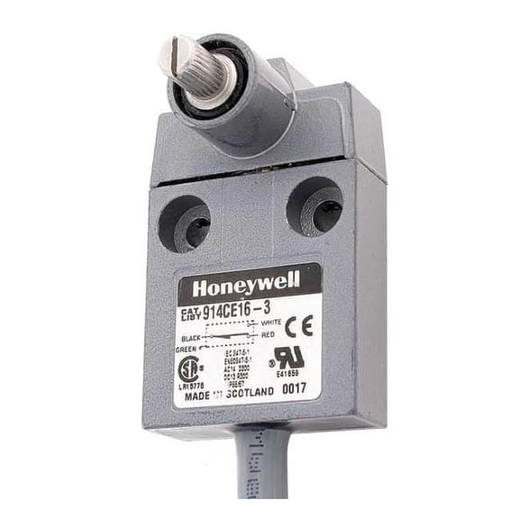 Limit Switch, No Lever, Rotary, 1NC/1NO, 5A at 240V AC, Actuator Location: Side