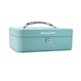 thumbnail image 1 of Honeywell Mobile Cash Box, Key Locking, Teal, 1 of 17