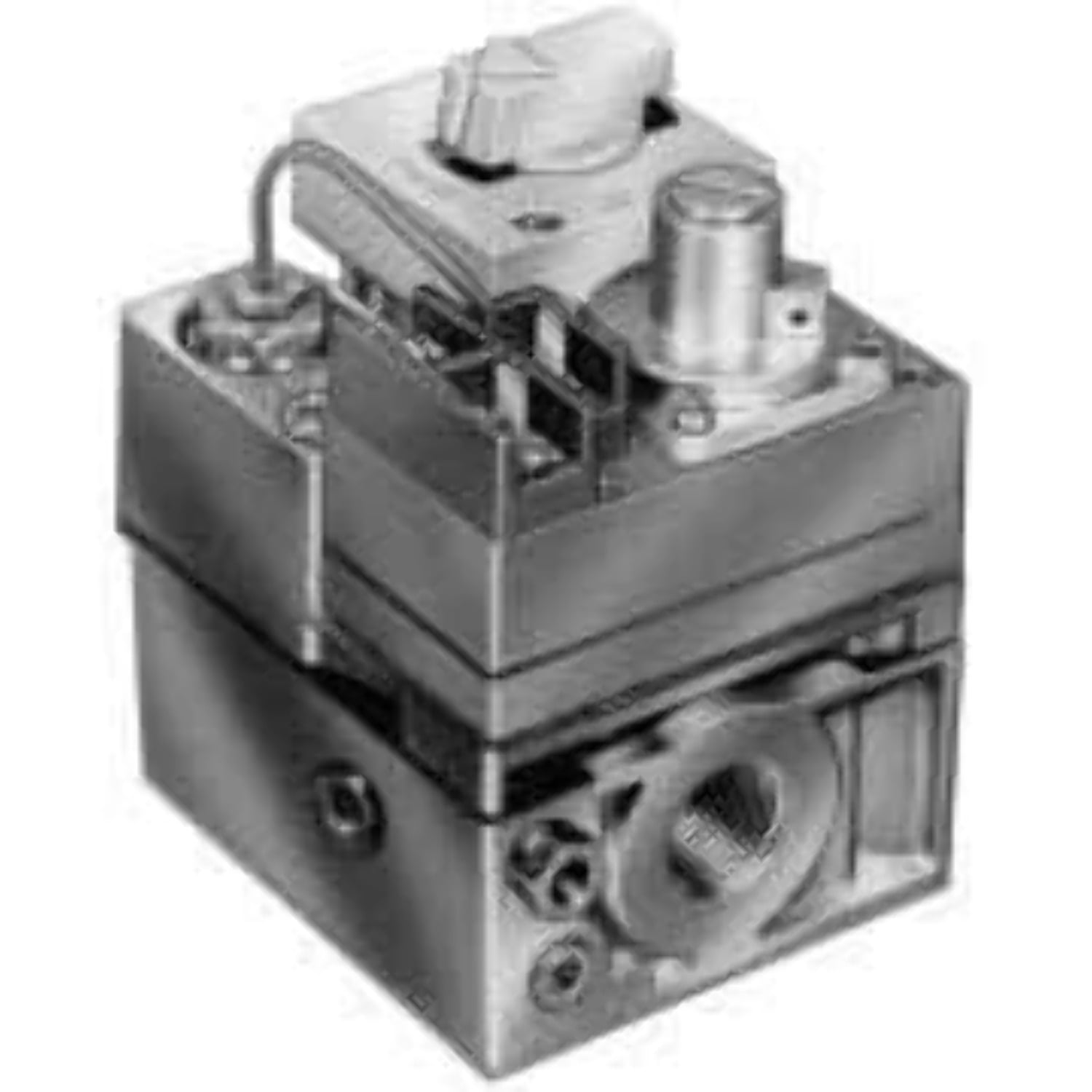 Honeywell New VS820A1336 3/4 x 3/4 Millivolt Gas Valve Iron Body Material Silver Color