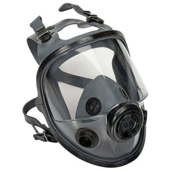 Honeywell North 5400 Series Full Facepiece Elastomeric Respirator, Size Medium, Large (54001)