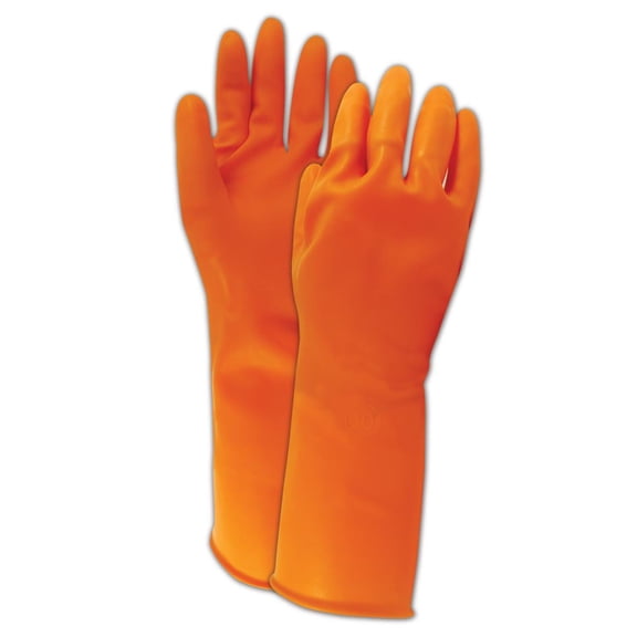 Honeywell North Chem Resistant Gloves,Orange,Sz 10,PR AK1815/O/10