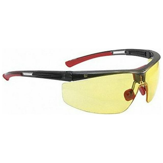 Honeywell North Safety Glasses,Amber Lens,Black Frame  T5900WTKAHS