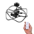 thumbnail image 1 of Honeywell Ormiston Fandelier 22" Black Contemporary Indoor Ceiling Fan with Lights and Remote Control, Color Changing LED, Reversible Motor, 1 of 14