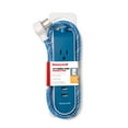 thumbnail image 1 of Honeywell Powerstrip with 2 AC Outlets, 2 USB Ports, 3 ft. Fabric Cord (Blue/White), 1 of 5