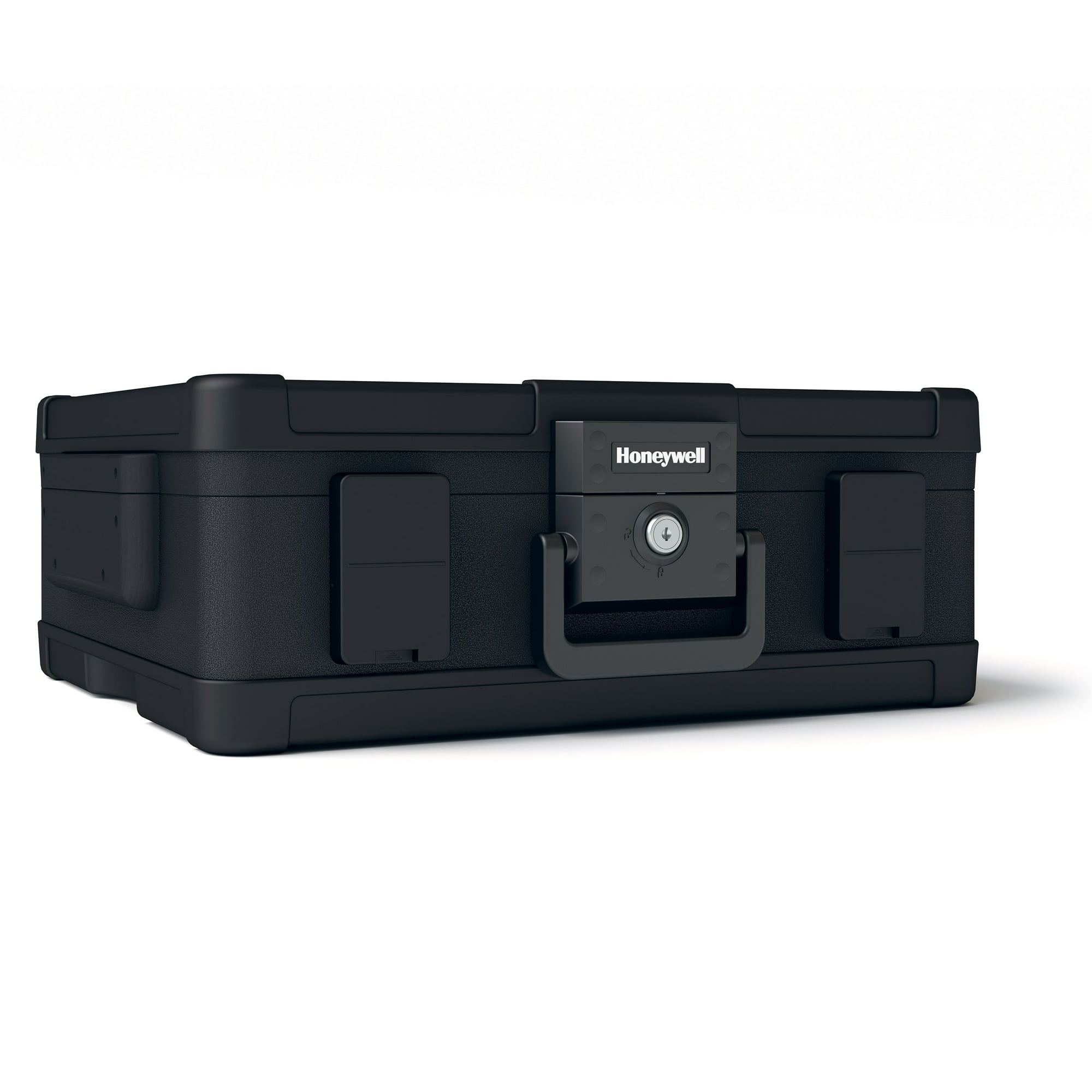 Honeywell Premium Waterproof Fire Resistant Chest Safe, Key Lock, Large 0.39 cu ft, Black