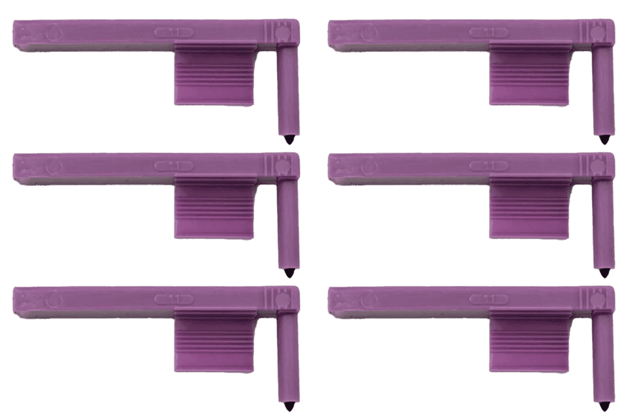 Honeywell Purple Recorder Pens 6/per Package, 82-39-0306-06/ 30735489-007