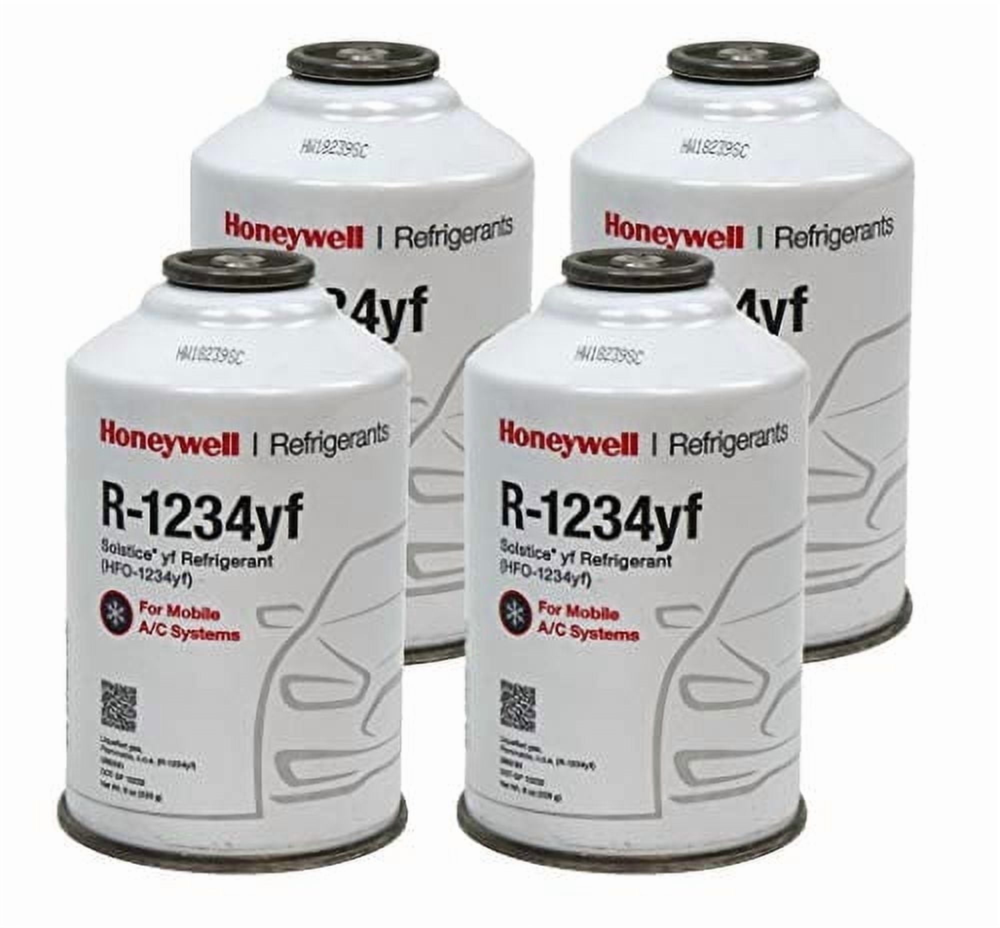 Honeywell HFO-1234yf R-1234yf4本セット Honeywell R1234YF Mobile Vehicle AC Refrigerant, Solstice