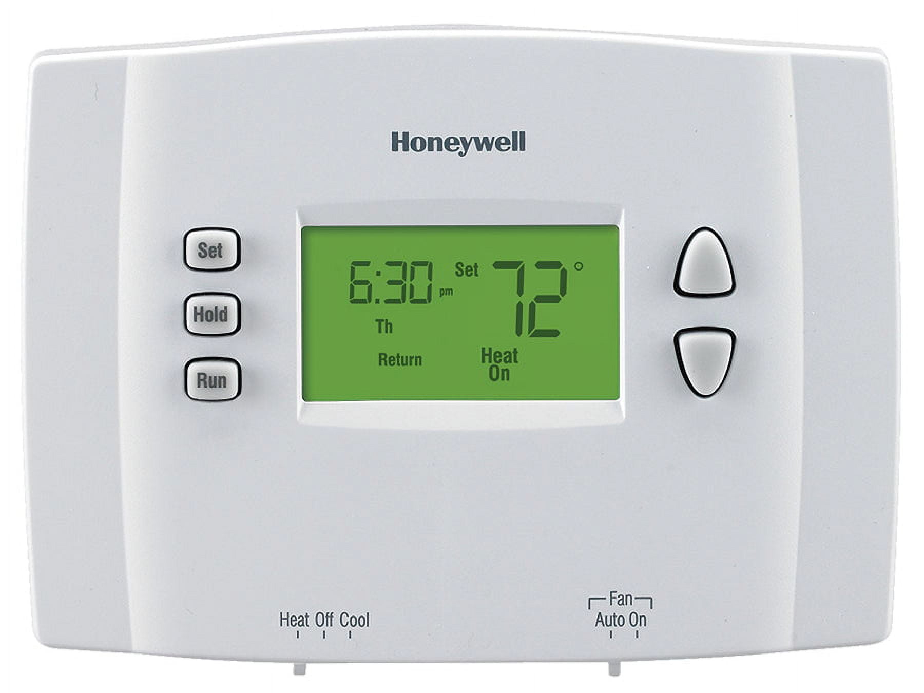 White Digital 5-2 Day Programmable Thermostat with Backlight