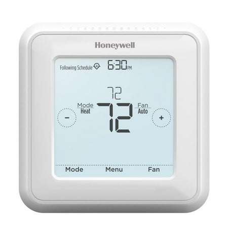 Honeywell RTH8560D T5 Programmable 7 Day Touch Screen Smart Thermostat with Battery and Hardwire Options