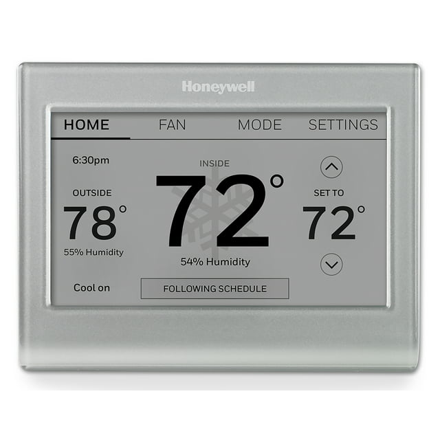 Honeywell RTH9585WF1004 Gray Wi-Fi Smart Color Thermostat