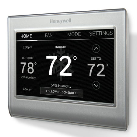 Honeywell Home - Smart Color Thermostat with Wi-Fi Connectivity - Silver