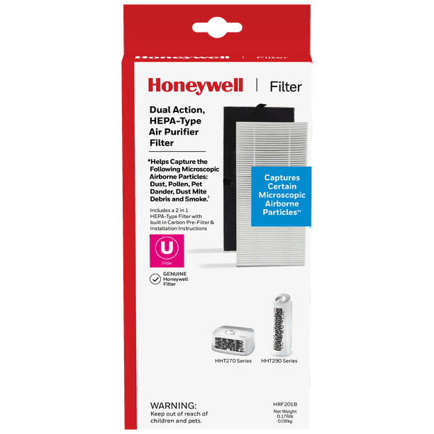 Honeywell Replacement Dual Action HEPAType Air Purifier U Filter, 2