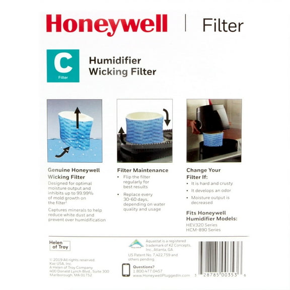 Honeywell Replacement Filter C (HC-888N)