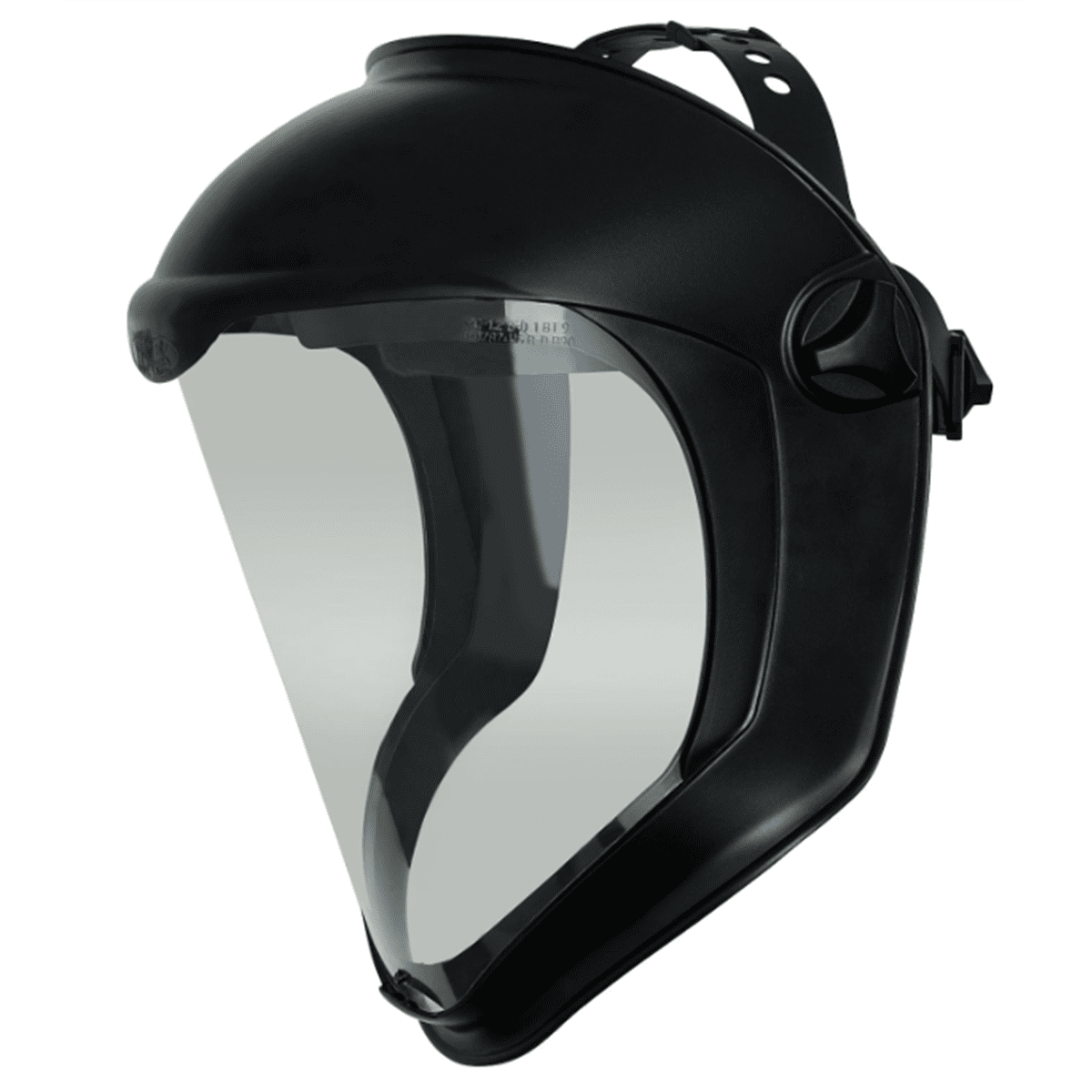 Honeywell S8510 Uvex Bionic Hard Coat Anti-fog Face Shield, Black, 400 lb