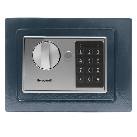 Honeywell - .15 Cu. Ft. Compact Security Safe with Digital Lock - Blue