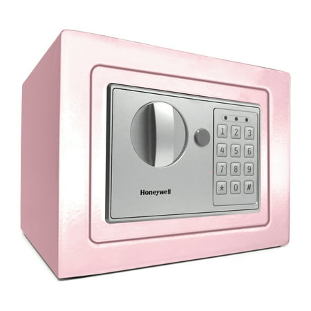 Honeywell - .15 Cu. Ft. Compact Security Safe with Digital Lock - Pink