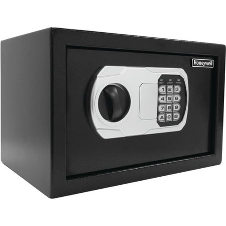 Honeywell - .51 Cu. Ft. Steel Security Safe with Digital Lock - Black