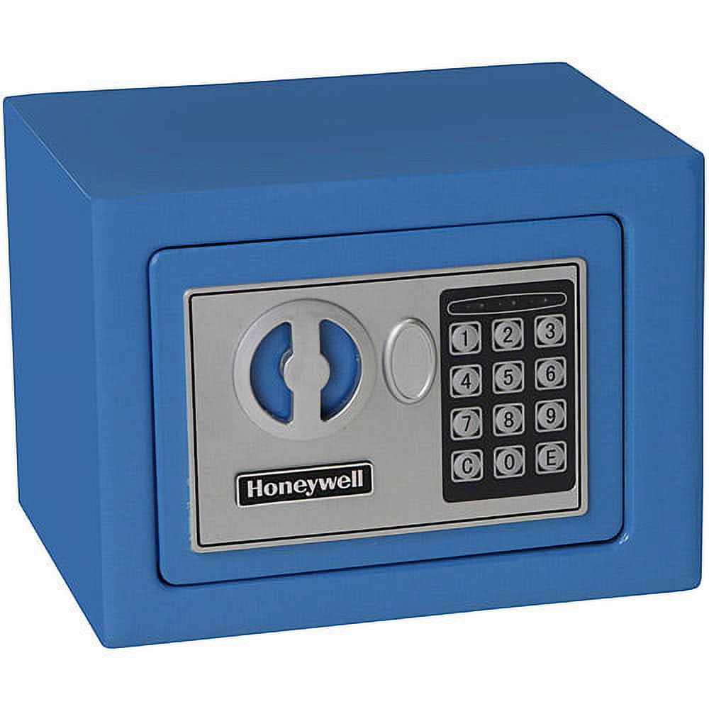 Honeywell Safes, 0.17 Cu ft, Small Steel Security Safe with Electronic Lock, 5005B Blue - image 1 of 9