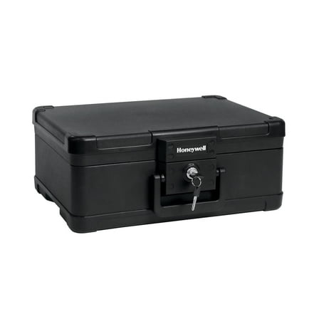 Honeywell Safes, 0.24 Cu ft, Fire Waterproof 30 Minute ETL Letter Size File Key Locked Chest, 1503