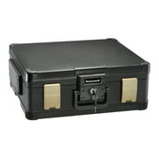 Honeywell Safes, 0.39 Cu ft, Waterproof 1-Hour Fire Chest with Key Lock, Carry Handle, 1104