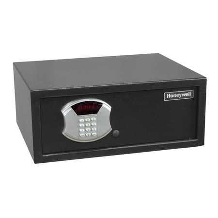 Honeywell Safes, 1.1 Cu ft, Low Profile Steel Security Safe with Hotel-Style Digital Lock, 5105DS