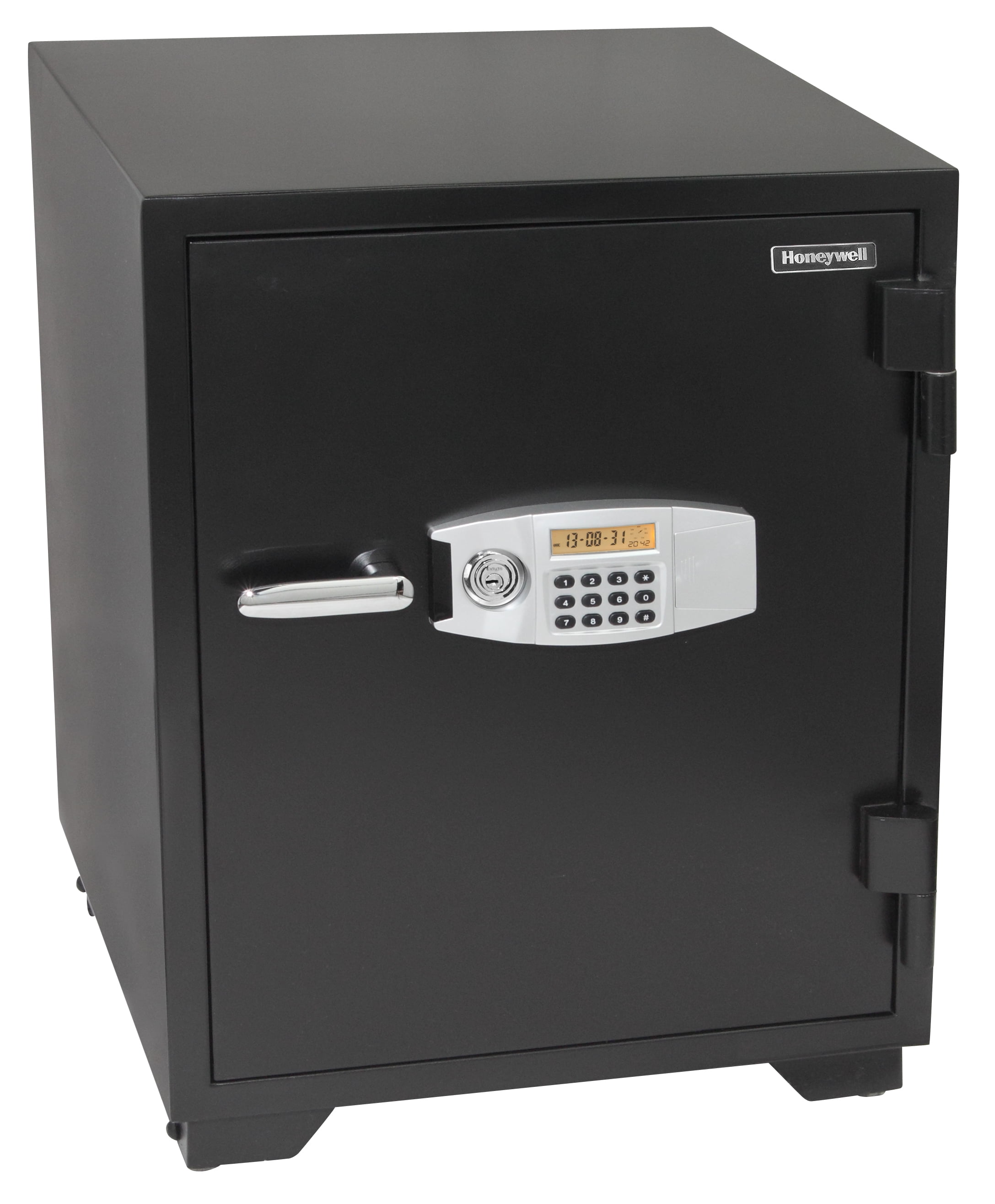 Large Black Textured Steel Security Safe with Digital Lock, 3.44 Cu Ft