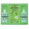thumbnail image 1 of Honeywell Safety 16 oz. (473 ml) Double Bottle Trilingual Sterile Saline Eye Wash Wall Station (Includes 2 Full Bottles, 4 Stations Per Case)$$Beauty, Personal Care, & Hygiene, 1 of 5