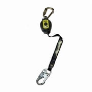 TurboLite+ Self-Retracting Personal Fall Limiter, 6 ft /11 ft Length, Carabiner, Stainless Steel