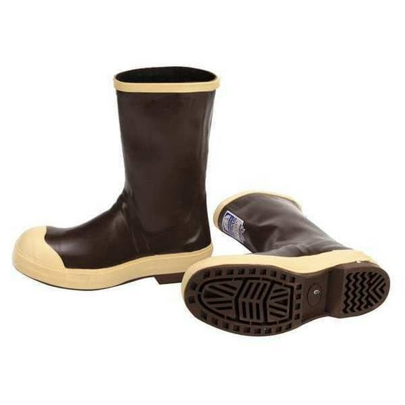 Honeywell Servus Rubber Boot,Men's,7,Mid-Calf,Brown,PR 22114/7