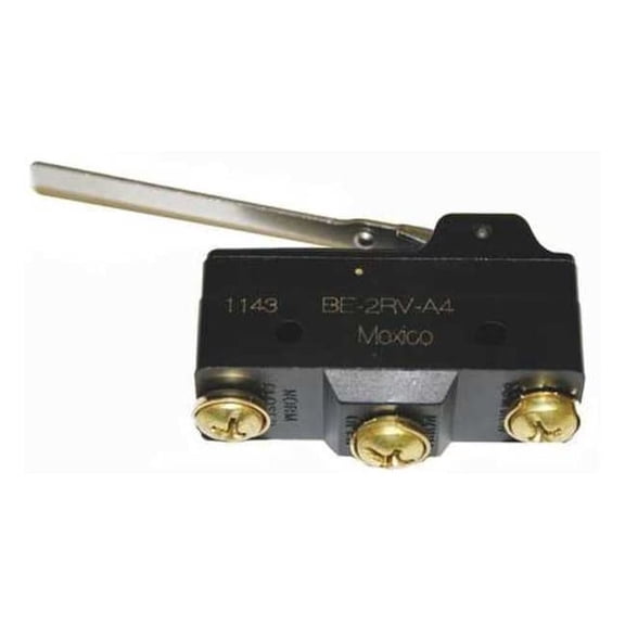 Snap Action Switch, Hinge, Lever Actuator, SPDT, 25 A at 480 V AC Contact Rating