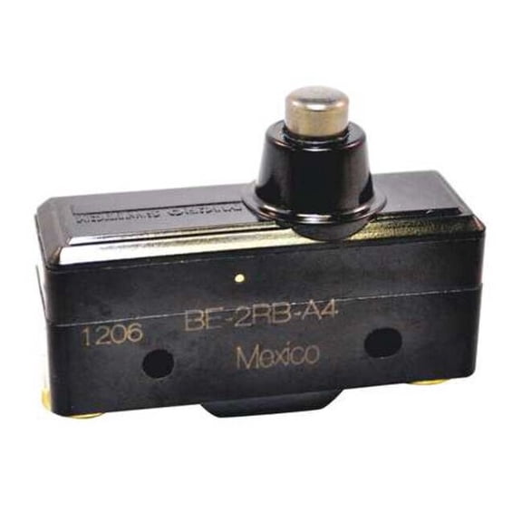 Snap Action Switch, Overtravel Roller, Plunger Actuator, SPDT, 25 A at 480 V AC Contact Rating