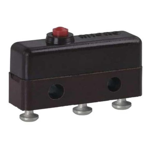 Miniature Snap Action Switch, Pin, Plunger Actuator, SPDT, 5 A at 240 V AC Contact Rating