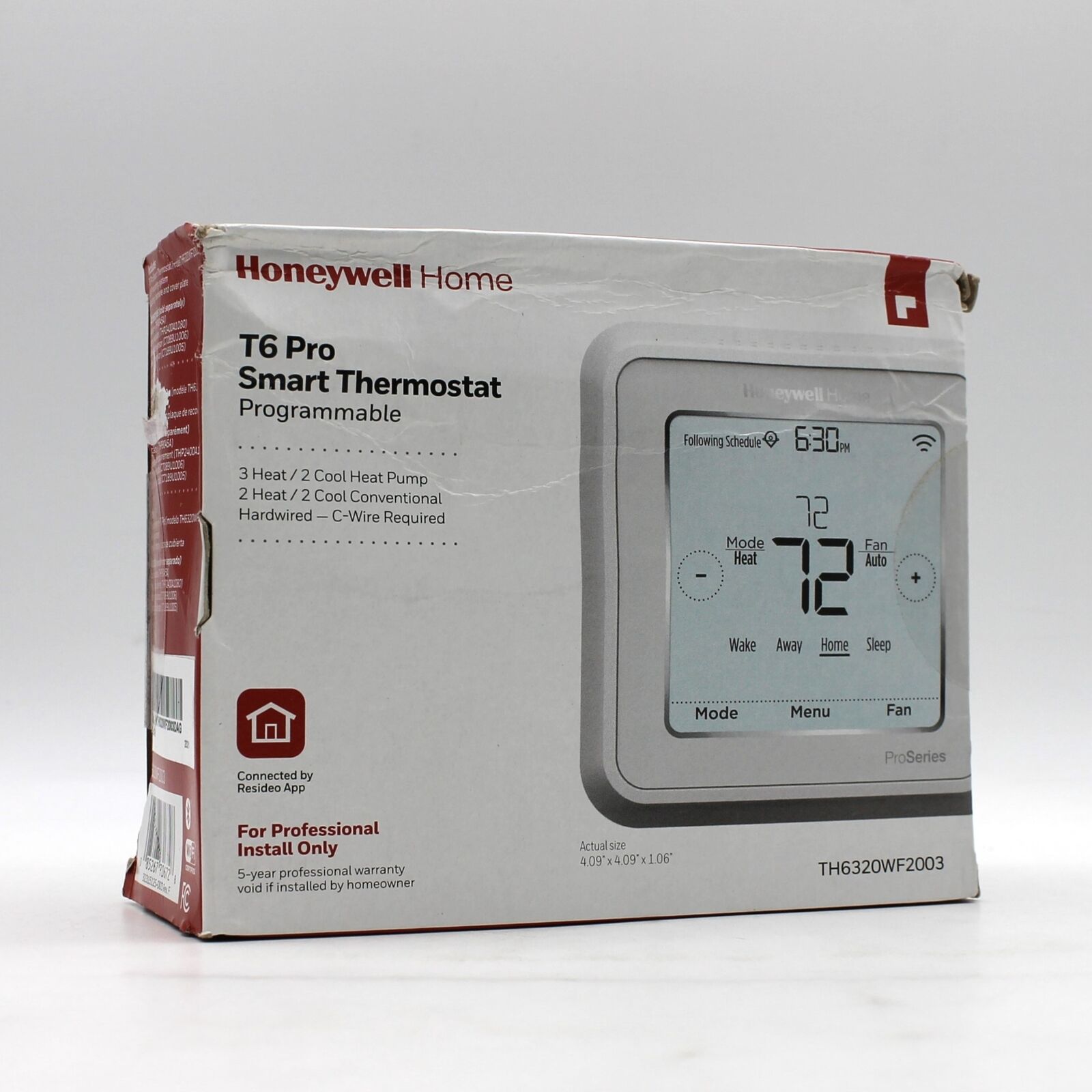 Honeywell T6 Pro Smart Thermostat Programmable TH6320WF2003 WiFi READ