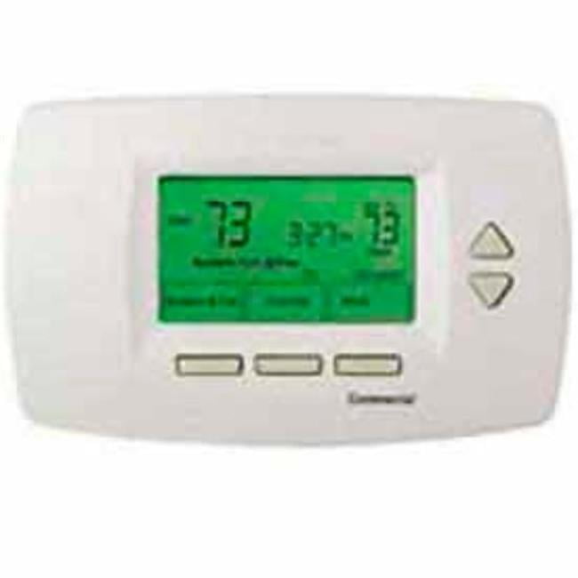 White Digital Programmable Heat Pump Thermostat with Touchscreen