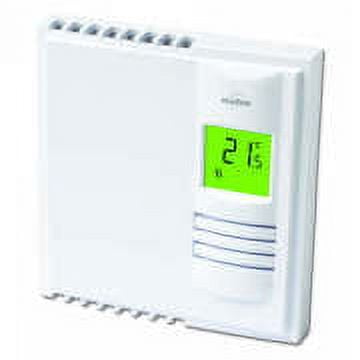 White Digital Programmable Heat Pump Thermostat with Touchscreen