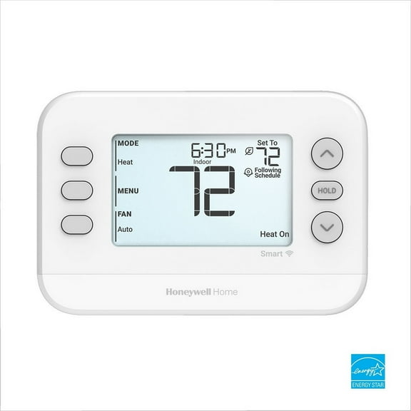 Honeywell TH2110WF4008 24V FOCUSPRO S200 WIFI Smart Single Stage Programmable / Non Programmable Hardwire Powered Digital Thermostat With Backlight 1H/1C 32-90F