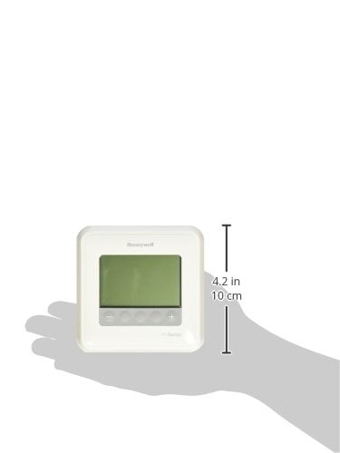 White Digital Heat Pump Thermostat with Mounting Hardware