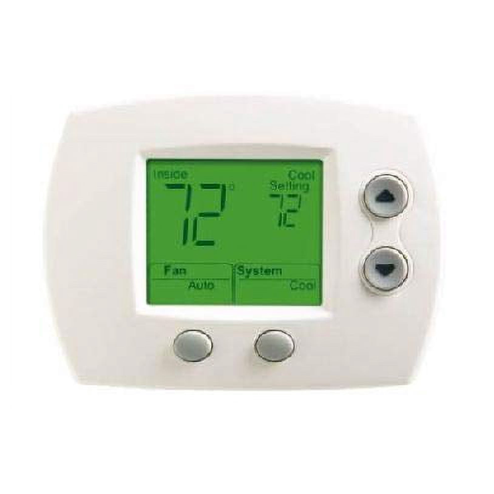 Honeywell TH5110D1022 FocusPRO 5000 Digital Non-Programmable Thermostat  Power Method: Hardwired or Battery Stages Heat/Cool: 1/1 Heat/Cool/Heat  Pump - Walmart.com