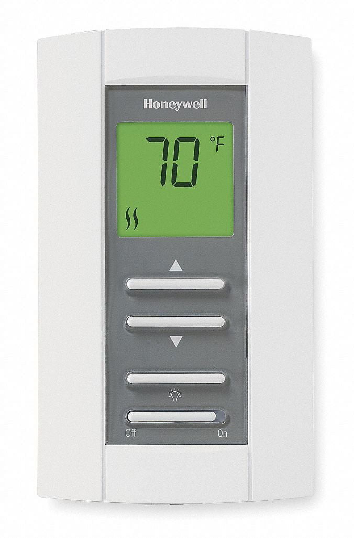 White Digital Non-Programmable Line Voltage Thermostat