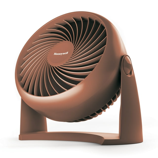 Honeywell Terracotta Turbo Force Power 3-Speed Table Fan, New, W 8.94" x H 10.9" x L 6.3", HPF820FWM
