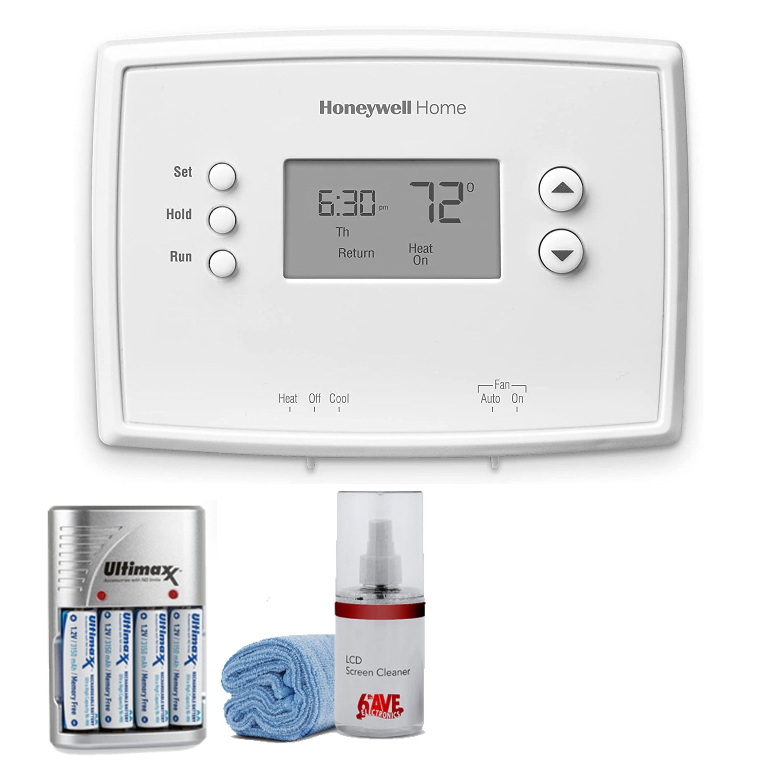Honeywell Thermostat RTH221B1039 RTH221B Programmable Thermostat for