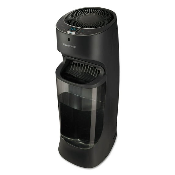 Honeywell Top Fill Tower Cool Mist Humidifier, 1.7 Gal, 9.8 w x 8.7 D X 24.7 H, Black