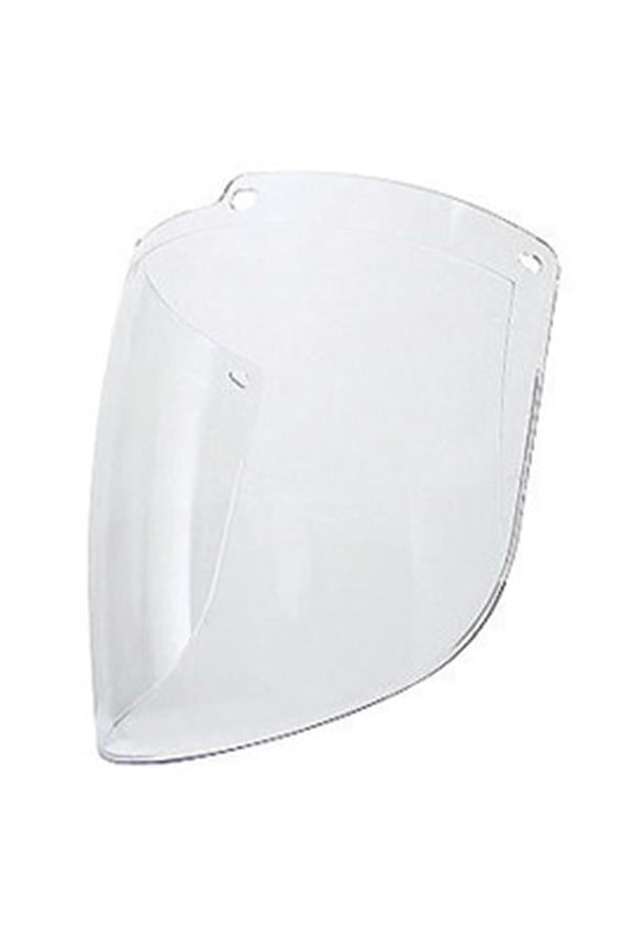 Uvex Face Shield Visor, Clear Visor, Polycarbonate, Uncoated Lens, clear S9550