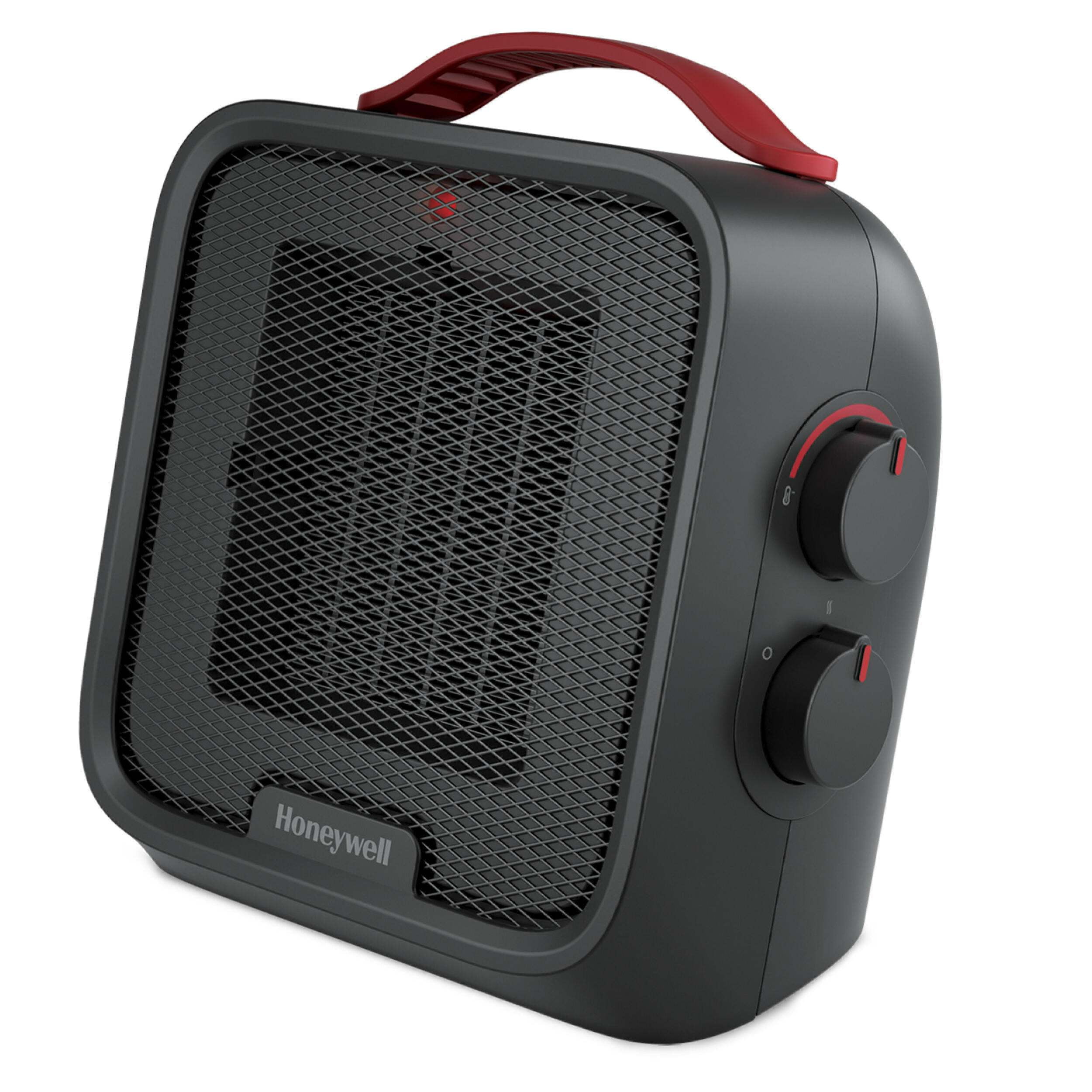 White Electric Ceramic Space Heater with Thermostat and Automatic Shut-off