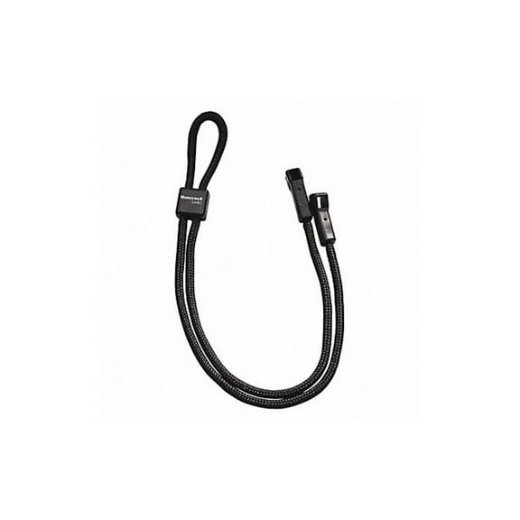 Eyewear Retainer, Black, 25 in Length, Nylon, Slip-On Attachment