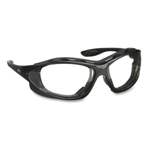 Honeywell Uvex S0600HS Polycarbonate Seismic Sealed Eyewear - Black Frame Clear Lens